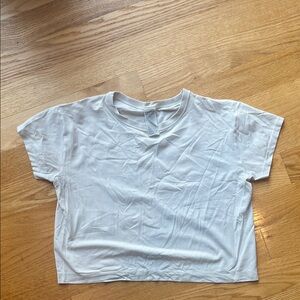 Athleta White Short Sleeve Tee